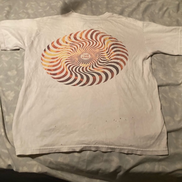 Spitfire White Graphic Tee for Kids - Picture 3 of 4